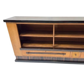 Art Deco Modernist Credenza or Bookcase by Hendrik Wouda for Pander, 1924